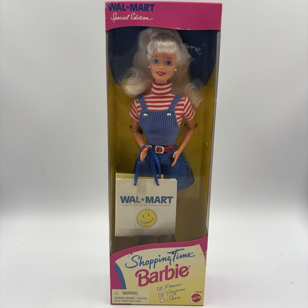Vintage Mattel 1997 Walmart Special Edition Shopping Time Barbie 18230 New NFRB